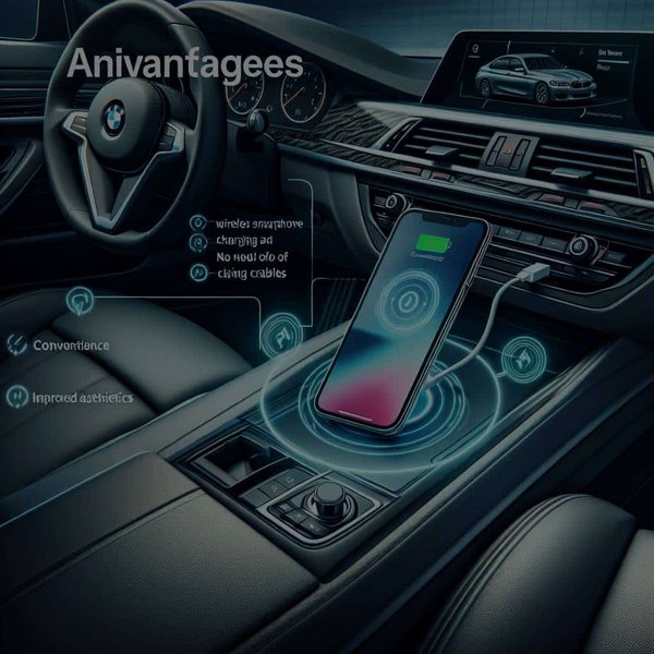 Quels sont les avantages de la recharge sans fil pour smartphones dans une BMW Série 5?