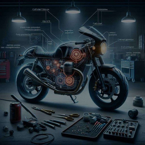 Comment identifier et résoudre les problèmes de démarrage à froid sur une Moto Guzzi V85 TT ?